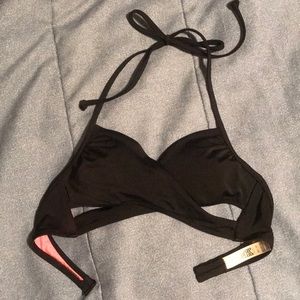 PINK Victoria's Secret Swim - VS black bikini top PINK Victoria's Secret Swim - VS black bikini top